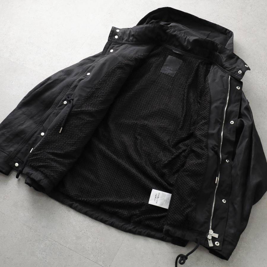 TATRAS タトラス ブルゾン CARRUBO カルーボ MJXA0090033588 メンズ ジャケット フード収納 BLACKの画像