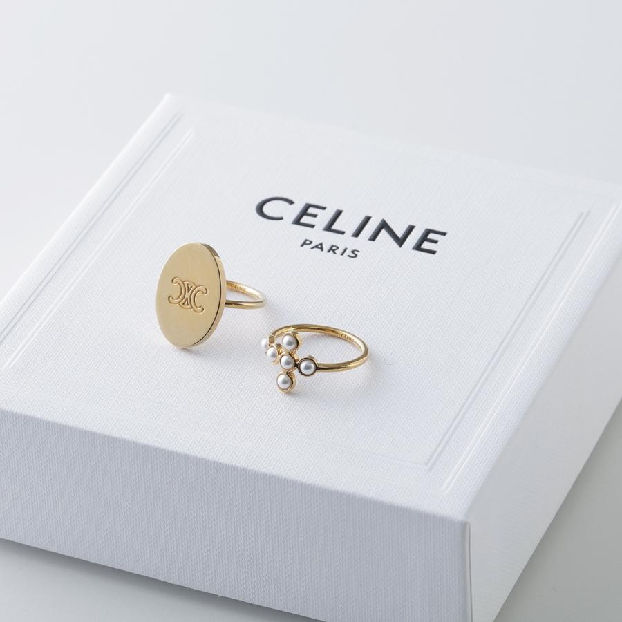 CELINE（セリーヌ） リング 460QO6PRB.01GI レディース 2点セット