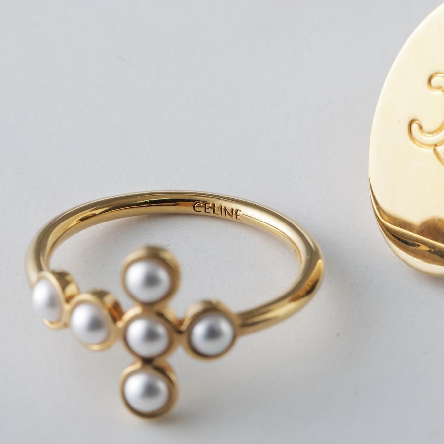 CELINE（セリーヌ） リング 460QO6PRB.01GI レディース 2点セット