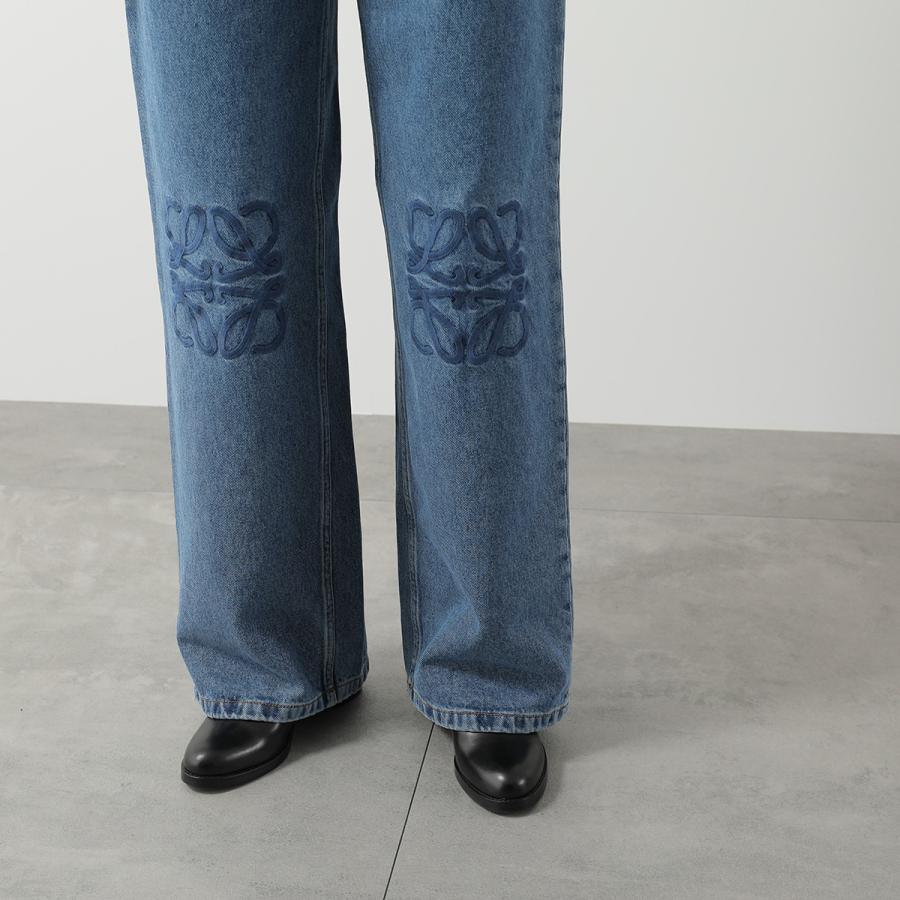 LOEWE ロエベ ジーンズ ANAGRAM BAGGY JEANS アナグラム S359Y11XEB S359Y11XDE メンズ デニムパンツ コットン Gパン ジーパン バギー カラー2色の画像