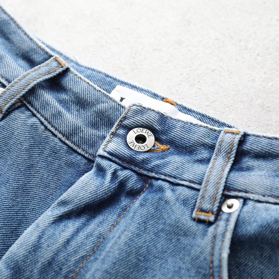 LOEWE ロエベ ジーンズ ANAGRAM BAGGY JEANS アナグラム S359Y11XEB S359Y11XDE メンズ デニムパンツ コットン Gパン ジーパン バギー カラー2色の画像