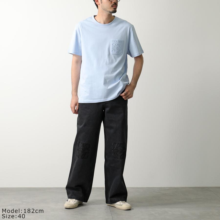 LOEWE ロエベ ジーンズ ANAGRAM BAGGY JEANS アナグラム S359Y11XEB S359Y11XDE メンズ デニムパンツ コットン Gパン ジーパン バギー カラー2色の画像
