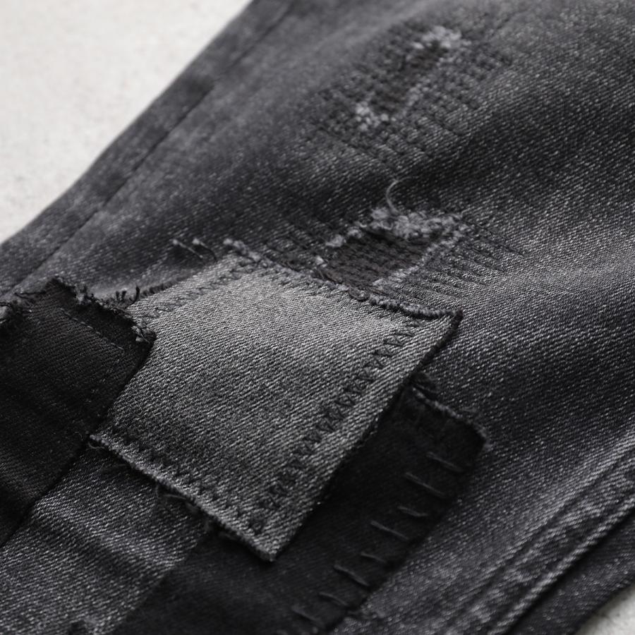 Ksubi（スビ） ジーンズ VAN WINKLE LED BLACK ROCKSTAR REPAIR ヴァン