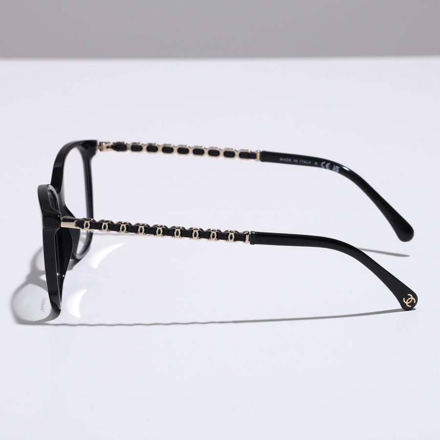 CHANEL（シャネル） メガネ 3408Q スクエア型 セルフレーム マトラッセ