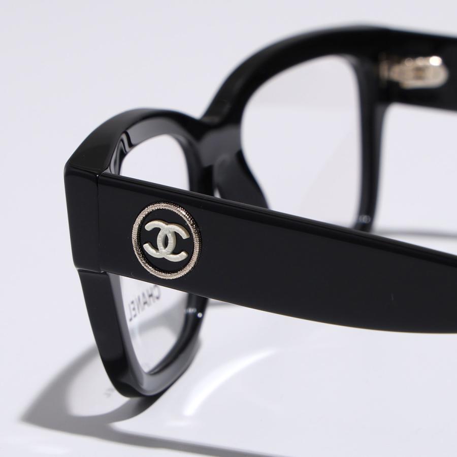 CHANEL（シャネル） メガネ 3455 スクエア型 セルフレーム ココマーク