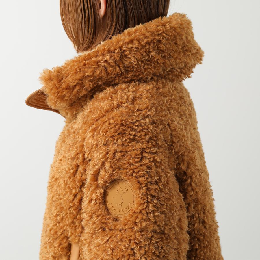 SAVE THE DUCK セイブザダック 中綿ジャケット KENNIE ケニー D31990W CURL21 レディース ブルゾン フェイクファー ボア スタンドカラー カラー3色の画像