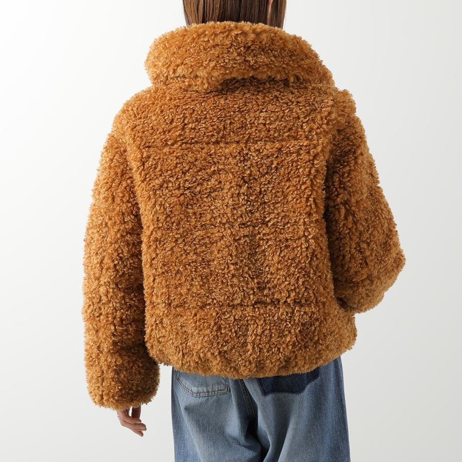 SAVE THE DUCK セイブザダック 中綿ジャケット KENNIE ケニー D31990W CURL21 レディース ブルゾン フェイクファー ボア スタンドカラー カラー3色の画像