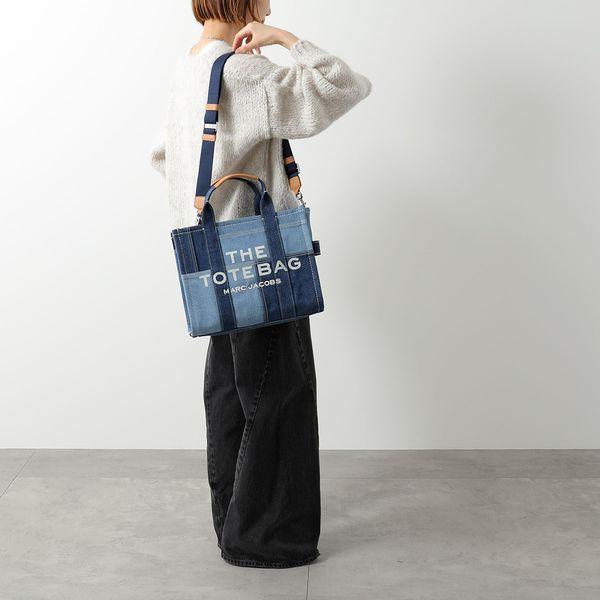 マークジェイコブス MARCJACOBS デニムモノグラムトートバッグ MARC JACOBS（マークジェイコブス）の「THE MONOGRAM DENIM MEDIUM