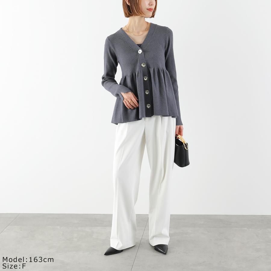 Torrazzo Donna（トラッゾドンナ） カーディガン Rib Knit Flare