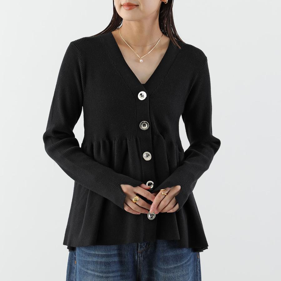 Torrazzo Donna（トラッゾドンナ） カーディガン Rib Knit Flare