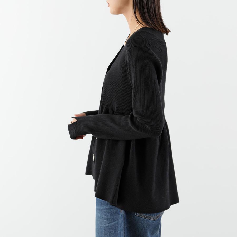 Torrazzo Donna（トラッゾドンナ） カーディガン Rib Knit Flare