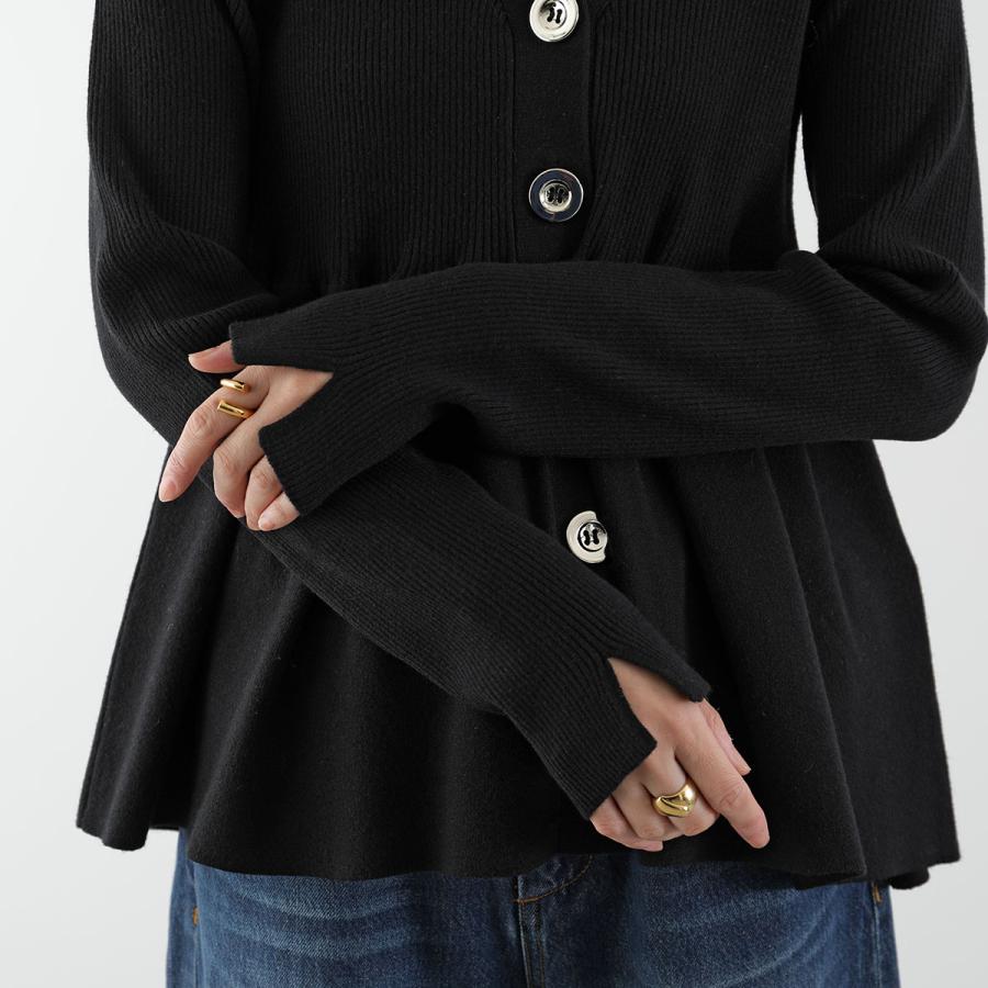 Torrazzo Donna（トラッゾドンナ） カーディガン Rib Knit Flare