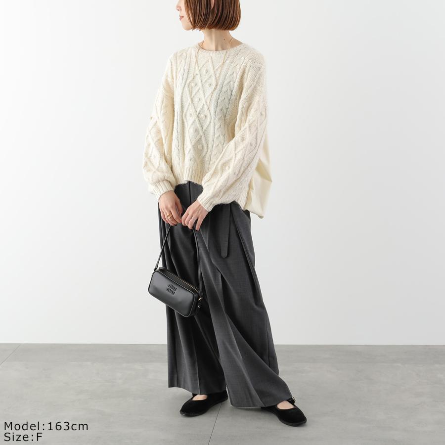 Torrazzo Donna（トラッゾドンナ） ニット Cable Knit x Fabric Hybrid