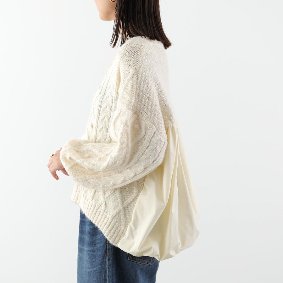 IENA 【TORRAZZO DONNA/トラッゾドンナ】ツィードニット Torrazzo Donna（トラッゾドンナ） ニット ポロシャツ 6262-462 トップス