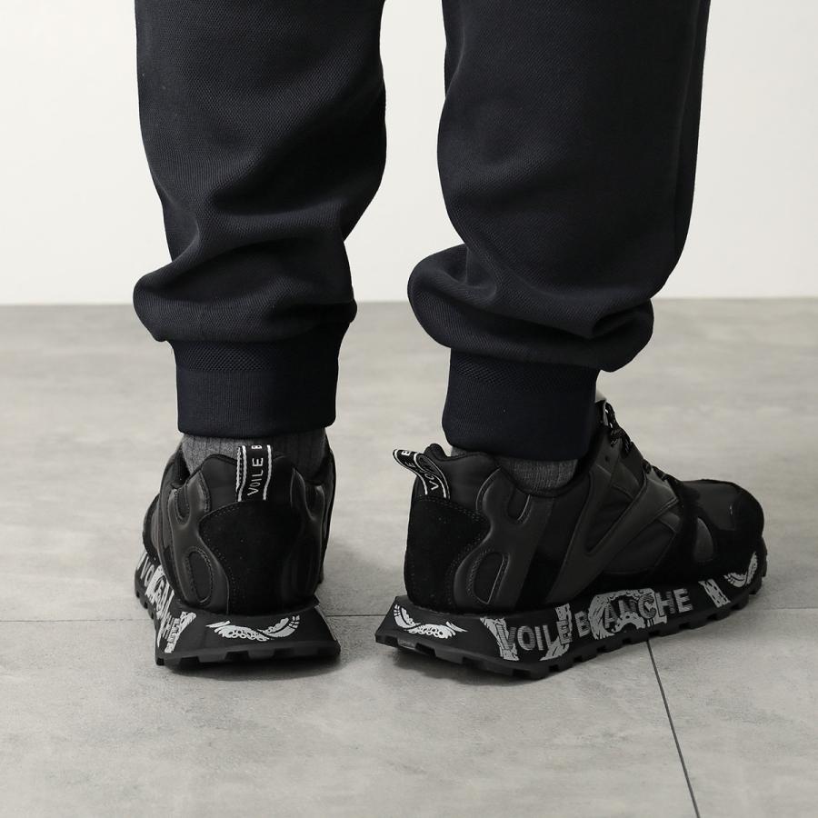 VOILE BLANCHE ボイルブランシェ スニーカー JAG M. 2019600 01 メンズ ナイロン スウェード レザー ローカット 靴 0A01 BLACKの画像