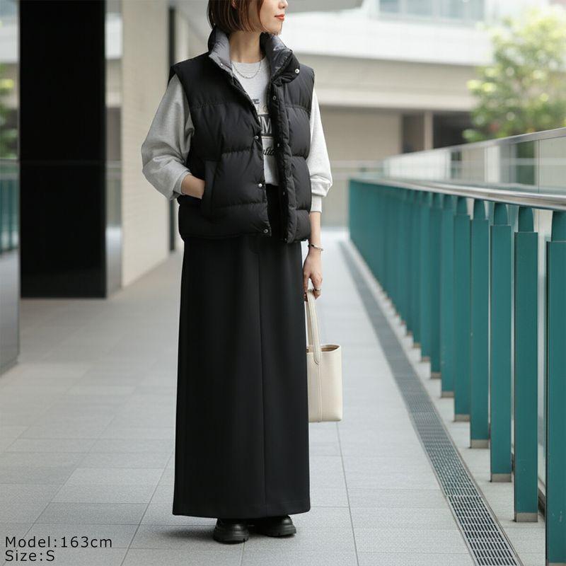 ジャケット・アウター BACON GILET BACON ベーコン ダウンベスト W ORANGE BACPIGIL563 GDA レディース