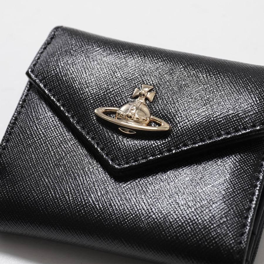 新品 Vivienne Westwood ヴィヴィアン 三つ折り財布 レザー 日本限定】JEAN 口金三つ折り財布(ブラック)（メンズ）（1220952539
