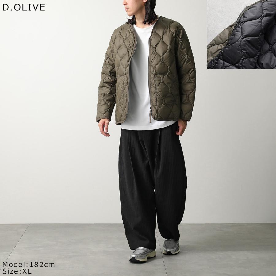 TAION タイオン ダウンジャケット MILITARY V NECK W-ZIP DOWN JKT
