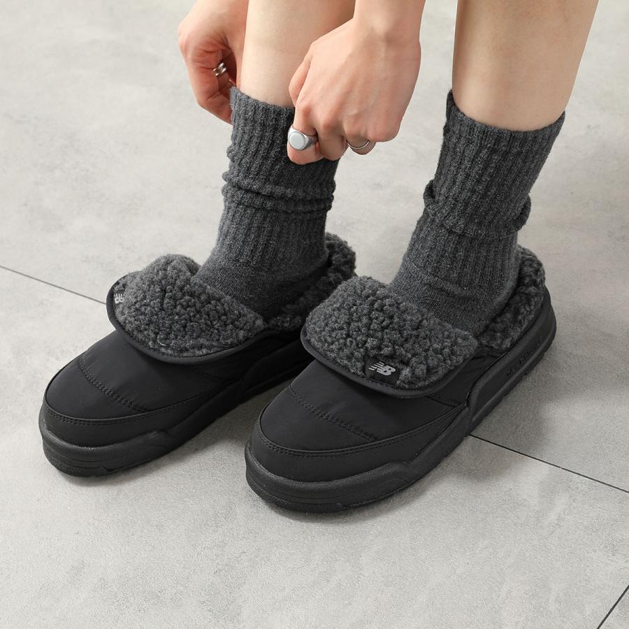 New Balance PUFLEE V2 ブラック　ボアスリッポン New Balance（ニューバランス） スリッポン PUFLEE V2 パフリー SD3405