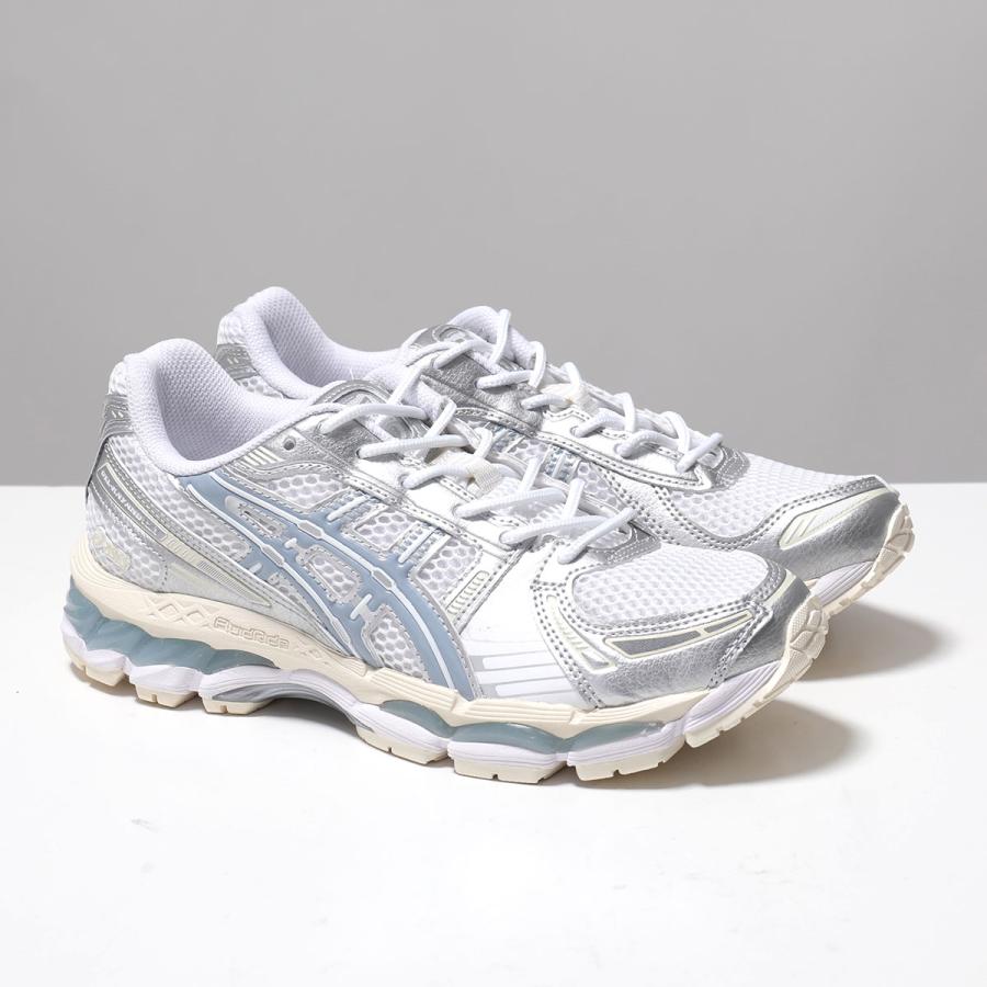 アシックス スニーカー ゲルカヤノ 厚底 靴 白シルバー ASICS（アシックス） スニーカー GEL-KAYANO 12.1 ゲルカヤノ 1203A759