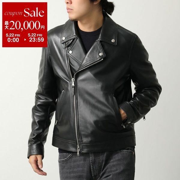 EMMETI ダブルブレストジャケット L size ラムレザー EMMETI（エンメティ） ダブルライダースジャケット GABRIELE 25BR