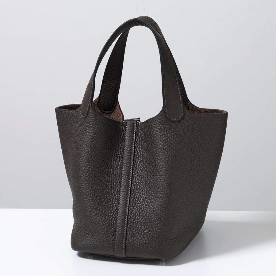 【新品未使用】HERMES ピコタンロック PMサイズ　エベンヌ　K刻印 エルメス ピコタンロック PM エベンヌ バレニアフォーブル ゴールド