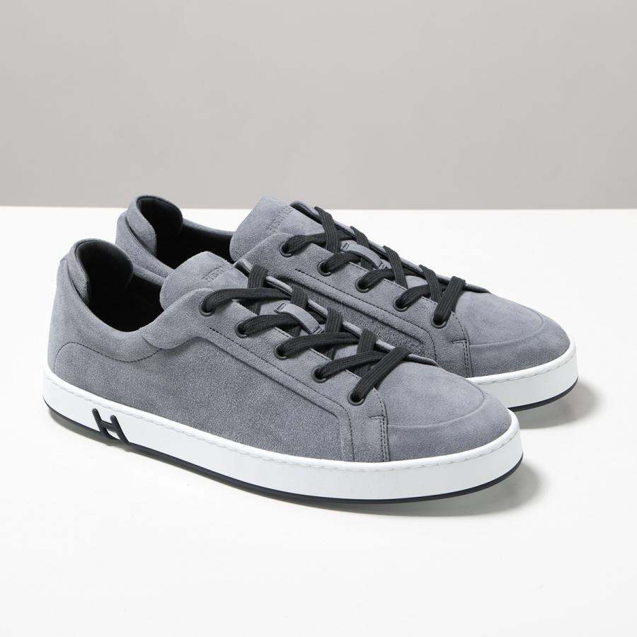 HERMES（エルメス） スニーカー キッド Kid シェーヴル ヴェロア