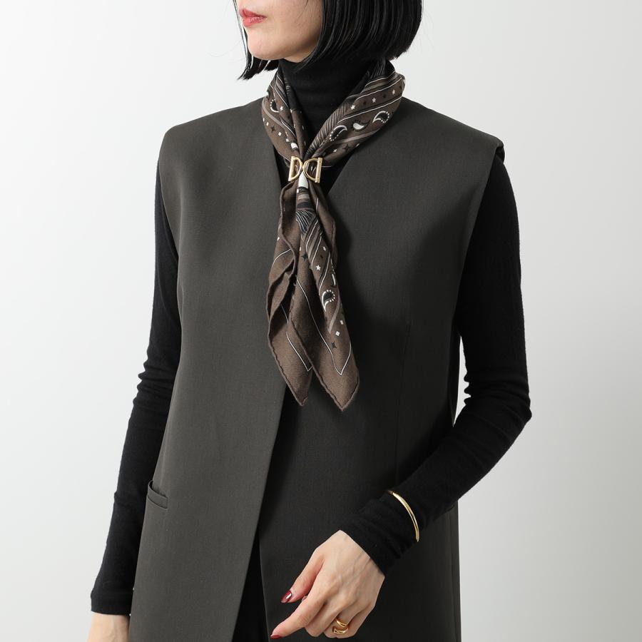 HERMES（エルメス） スカーフリング 90 ドゥブルD Double D レディース