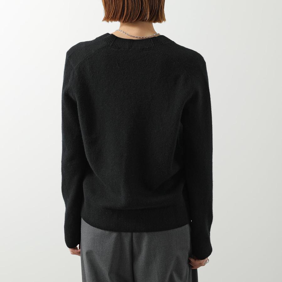 メゾンキツネ Mサイズ カーディガン 黒 ベビーフォックス ラム ウール MAISON KITSUNE（メゾン キツネ） カーディガン PW00501KT1006