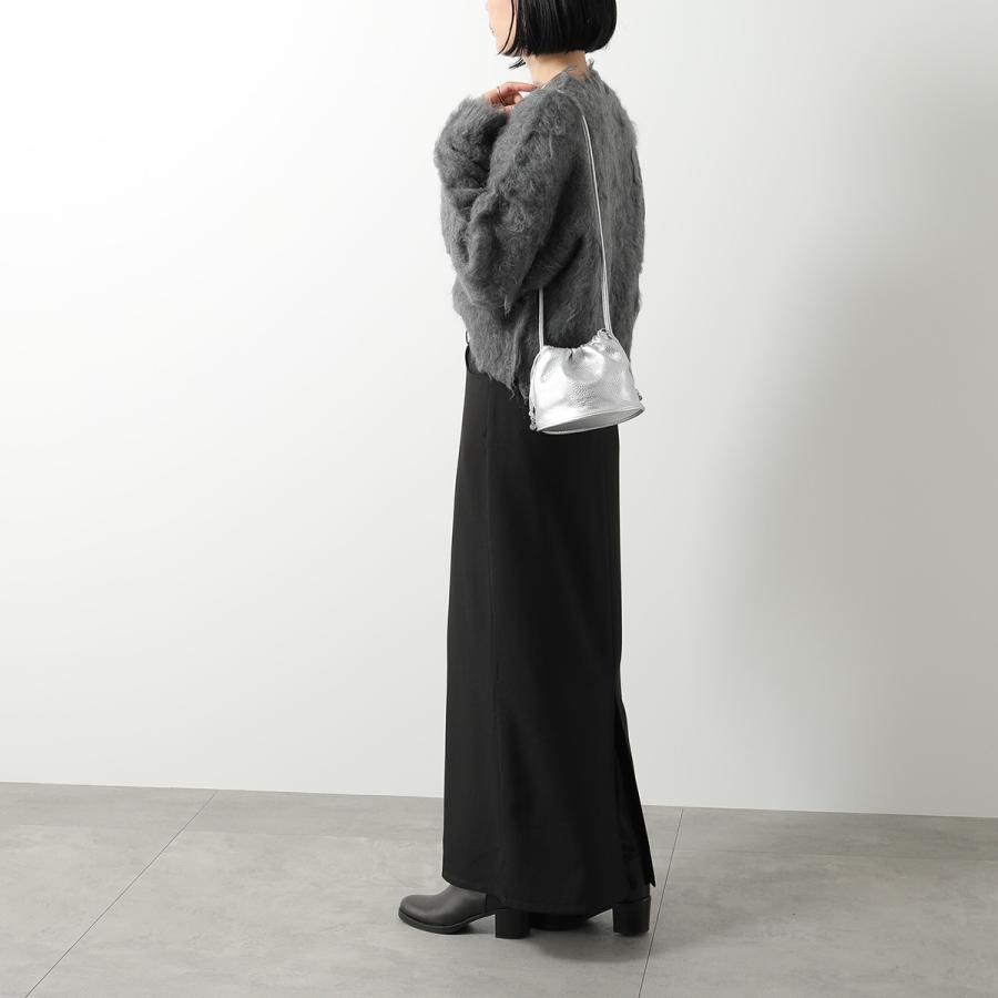 【美品】  J&amp;M DAVIDSON / ジェイアンドエムデヴィッドソン | ハラコ レザー 巾着  ショルダーバッグ | ブラウン系 | レディース J&M Davidson（J＆Mデヴィッドソン） 並行輸入 ジェイアンドエム