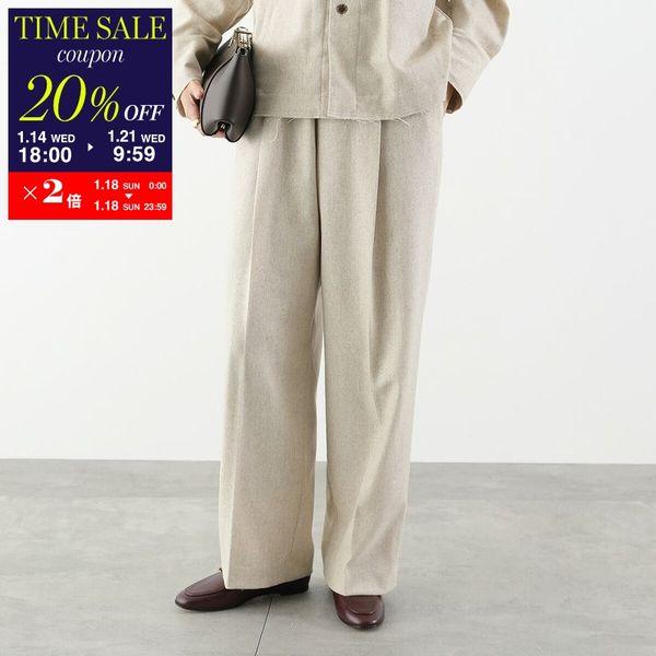 Le Melange（ル・メランジュ） タックパンツ 8553505 レディース