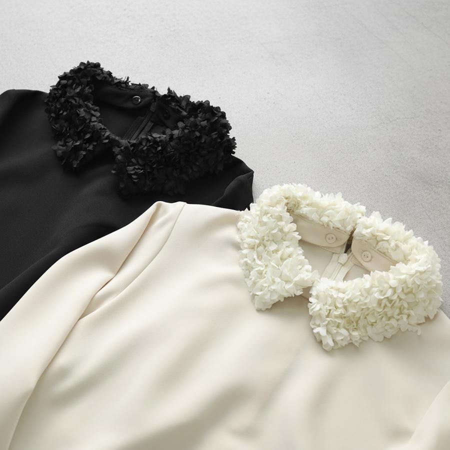 anana（アナナ） ブラウス a59-046 レディース 2way 花びらフリル 襟