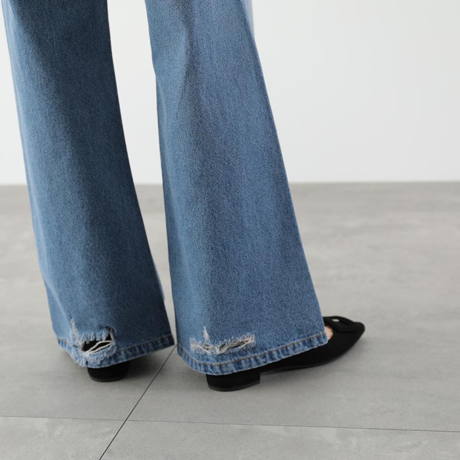 YENN イエン デニムパンツ LOOSE FIT FLARE PT Y254-31131 レディース
