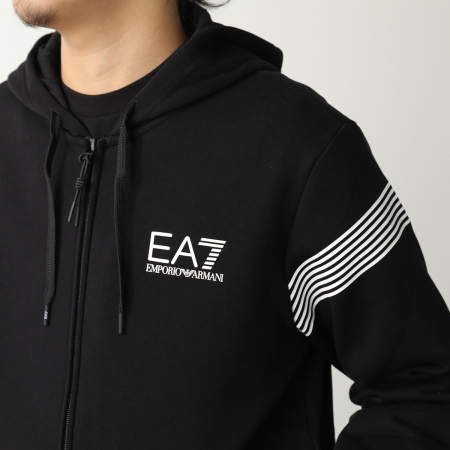 【未使用品】EMPORIO ARMANI EA7 ロゴプリント ジップパーカー EMPORIO ARMANI エンポリオ アルマーニ EA7 パーカー ジップアップ