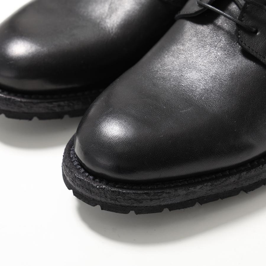 TAGLIOVIVO タリオヴィヴォ ドレスシューズ DERBY ダービー メンズ ビブラムソール Vibramソール ホースレザー アンティークメタル シューズ 革靴 ブラックの画像