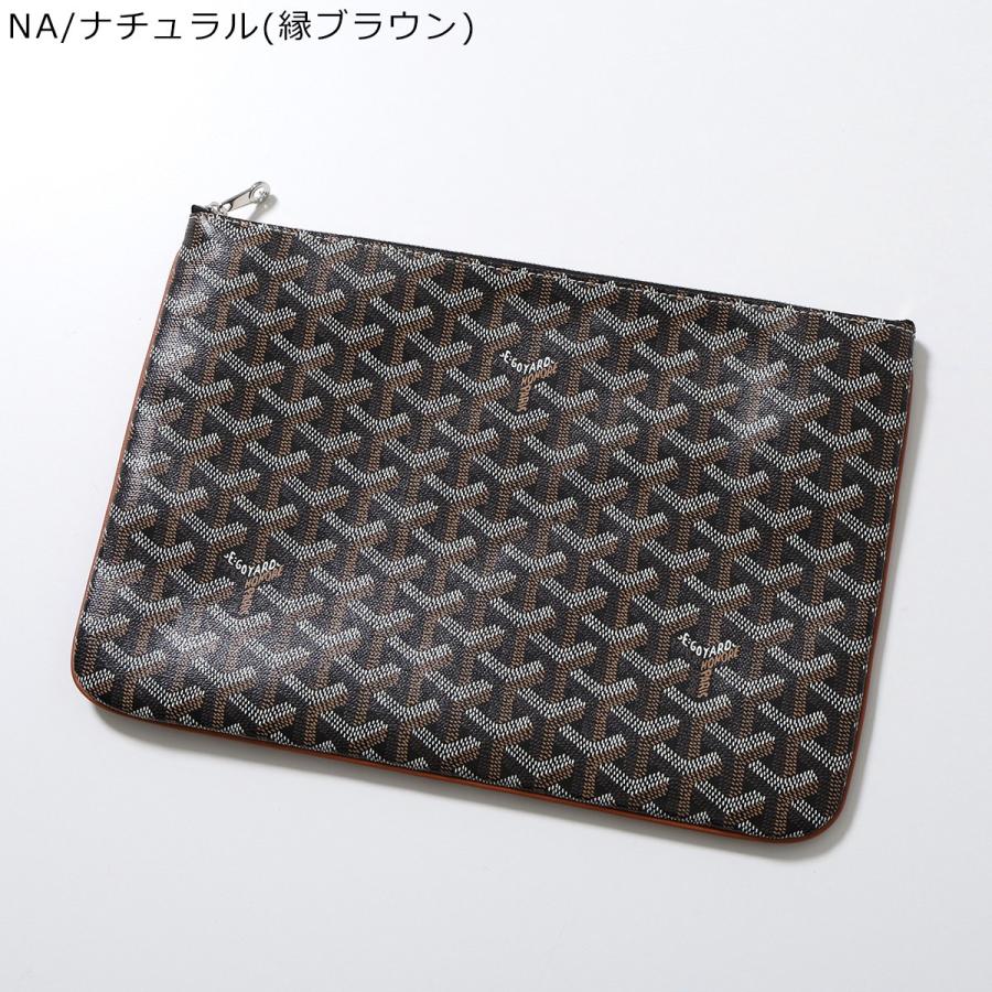GOYARD ゴヤール クラッチバック Pochette Senat MM セナ メンズ レディース レザー コーティング キャンバス ポーチ セカンドバッグ 鞄 カラー4色の画像