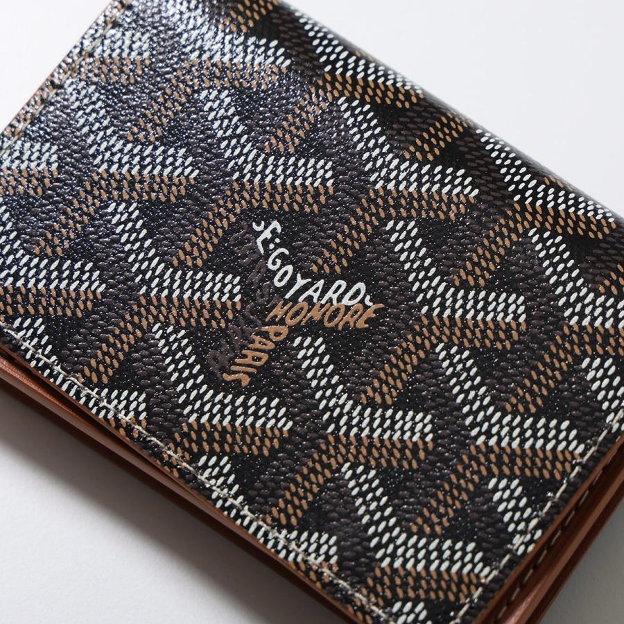 美品　ゴヤール　マルゼルブ　カードケース　レザー　総柄　名刺入れ GOYARD ゴヤール カードケース マルゼルブ ブラック 黒 (GOYARD/カード