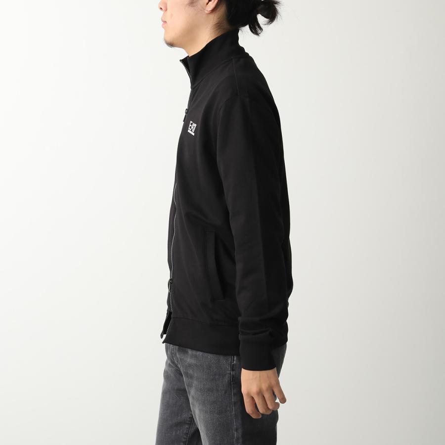 美品⭐︎emporio armani フリース　EA7 アルマーニ EA7 Emporio Armani Men's Black Logo Graphic French Terry Full Zip
