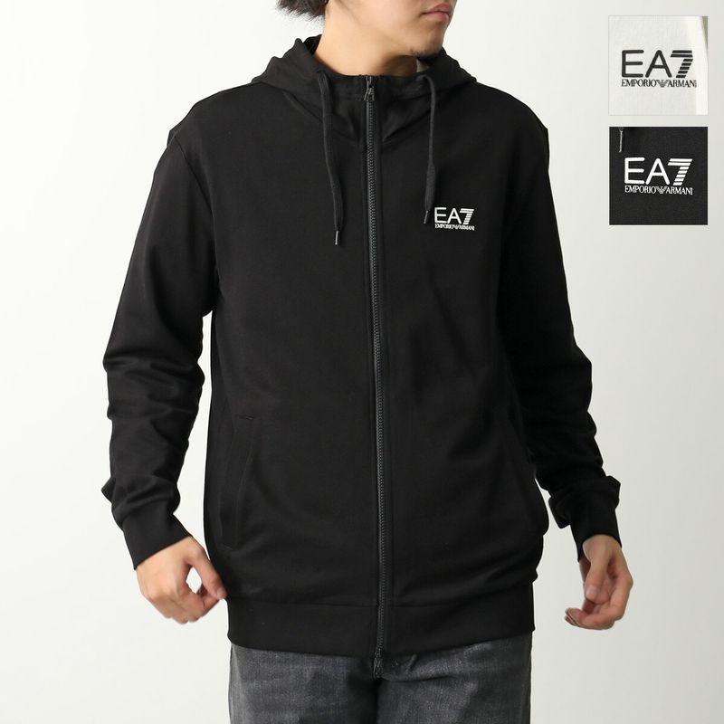 【未使用品】EMPORIO ARMANI EA7 ロゴプリント ジップパーカー EMPORIO ARMANI EA7 (エンポリオ アルマーニ) ロゴプリント ジップ