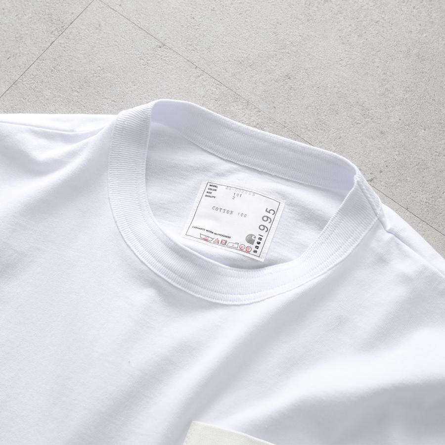 sacai（サカイ） × Carhartt WIP カーハート コラボ Tシャツ Cotton