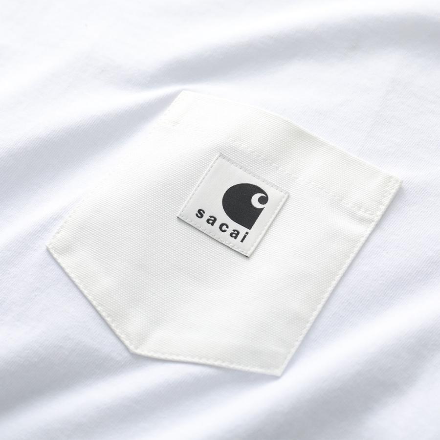 sacai（サカイ） × Carhartt WIP カーハート コラボ Tシャツ Cotton