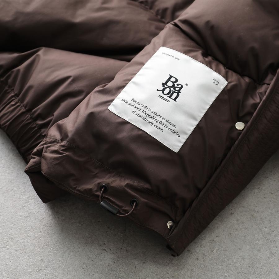BACON ベーコン ダウンジャケット W NEW ORDER BACPIGIU568 レディース スタンドカラー ナイロン カラー2色の画像