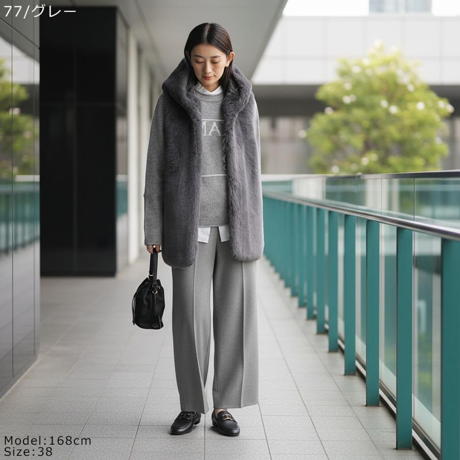 タグ付き新品★YONFAキックフレアクロップドレギパン チャコールグレーXS タグ付き新品☆YONFAキックフレアクロップドレギパン チャコールグレー