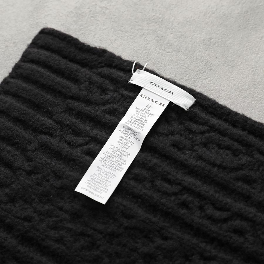 COACH（コーチ） マフラー EMBROIDERED CABLE KNIT MUFFLER エンブ