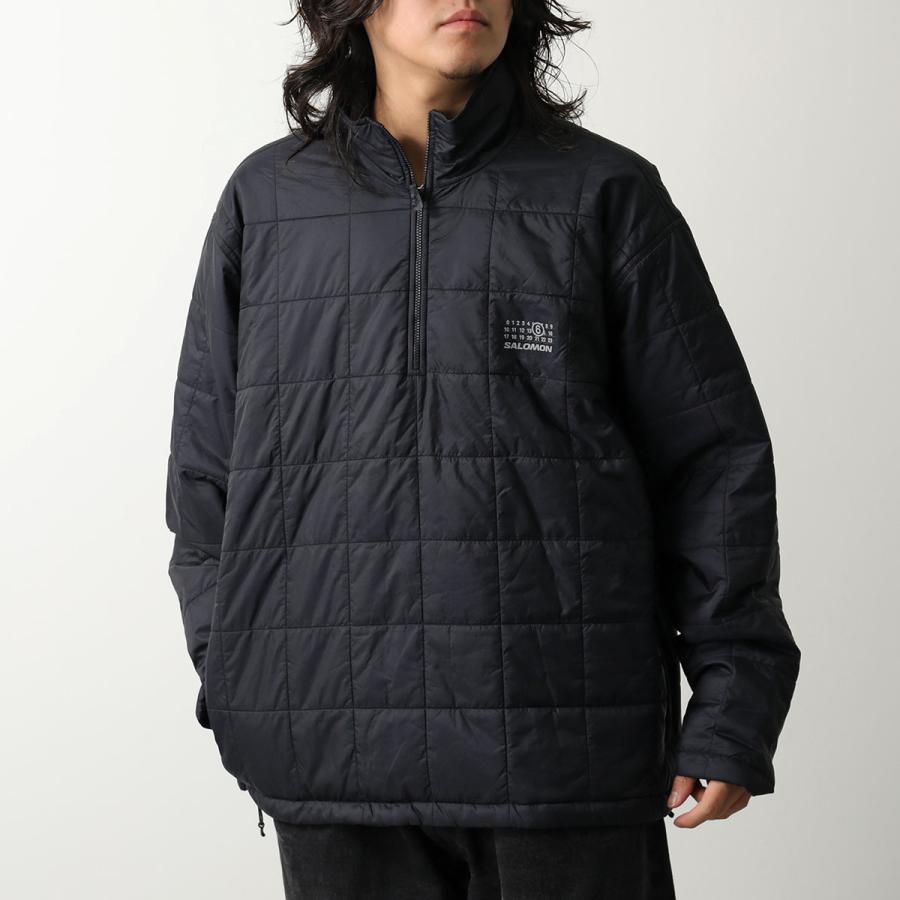 モンクレール☆レザー切替シングルナイロンジャケット SALOMON サロモン モンクレール☆レザー切替シングルナイロンジャケット SALOMON