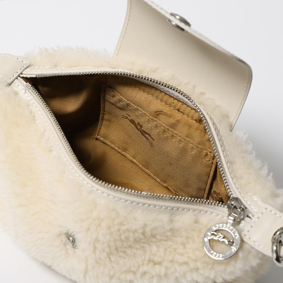 [新品] ロンシャン ルプリアージュキュイール レザーXS白メッセンジャー ロンシャン ルプリアージュ キュイール XS レザー ショルダーバッグ