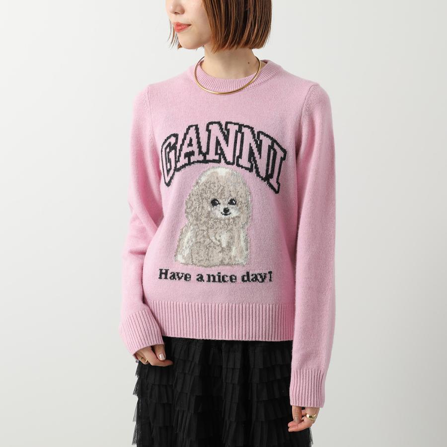 GANNI（ガニー） セーター Pink Poodle Jumper K2499 レディース