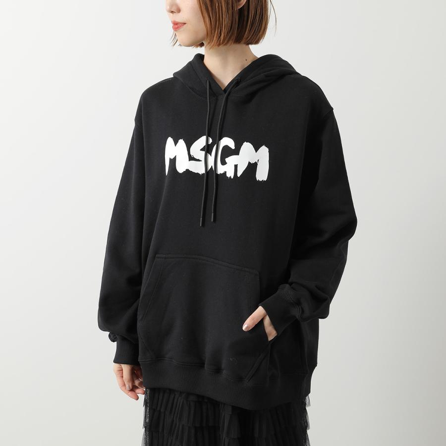 未使用　 パーカー　MSGN ロゴ入り S MSGM（エムエスジーエム） パーカー 3541 MDM155 メンズ スウェット