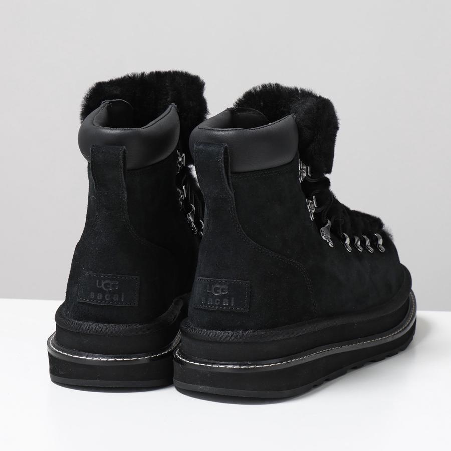 sacai 秋冬ブーツ厚底 ストレッチ素材で引き締まった足もとを演出。サカイのブーツ