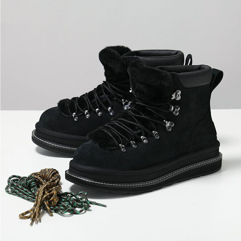 【本日まで限定値下げ】sacai サカイ ショートブーツ ブラック 36 厚底 UGG（アグ） × sacai サカイ コラボ ショートブーツ Hiker ハイカー